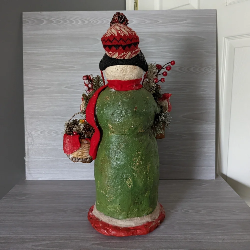Thomas Panetta Krisnick Signed Rustic Snowman